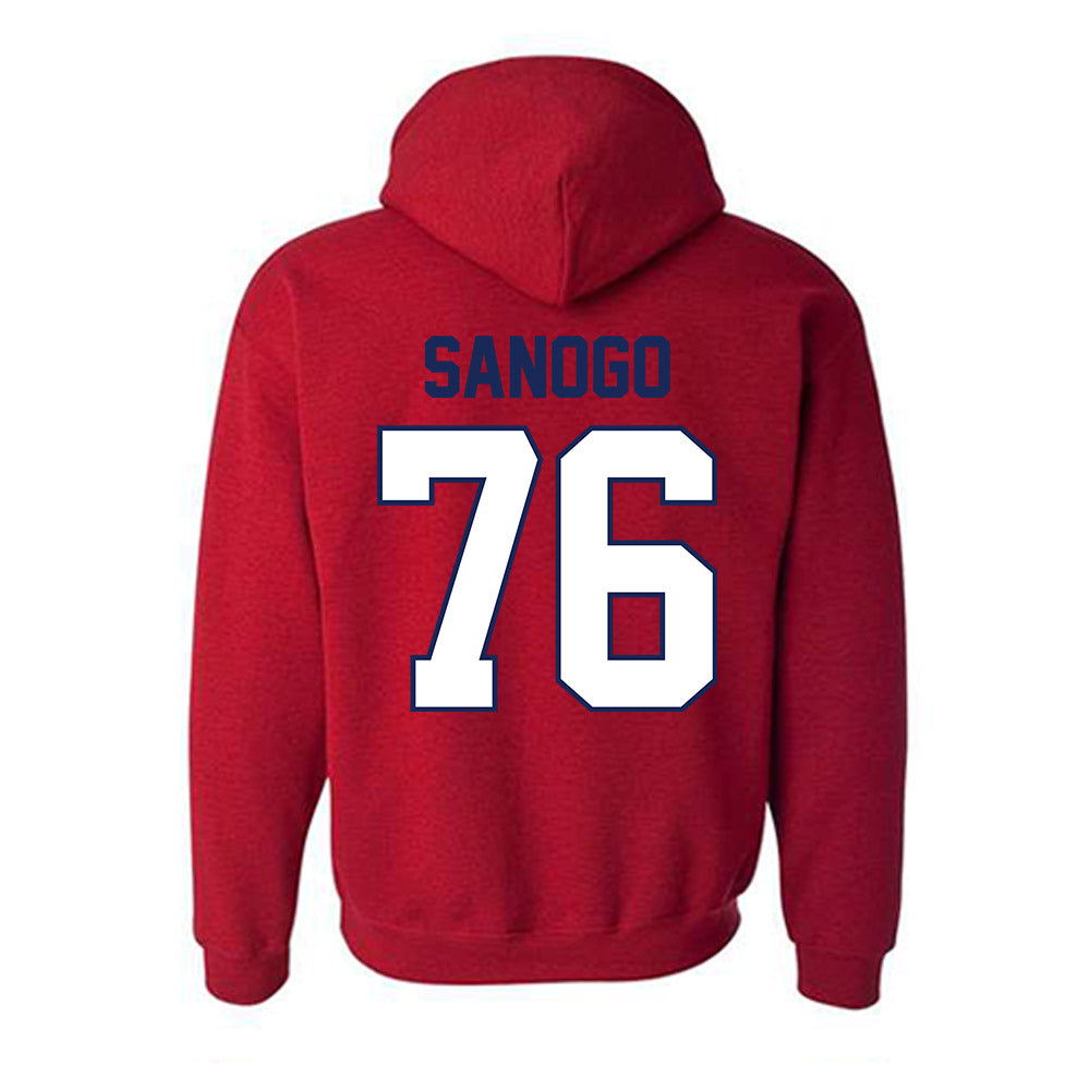 Arizona - NCAA Football : Khalil Sanogo - Classic Shersey Hooded Sweatshirt-1
