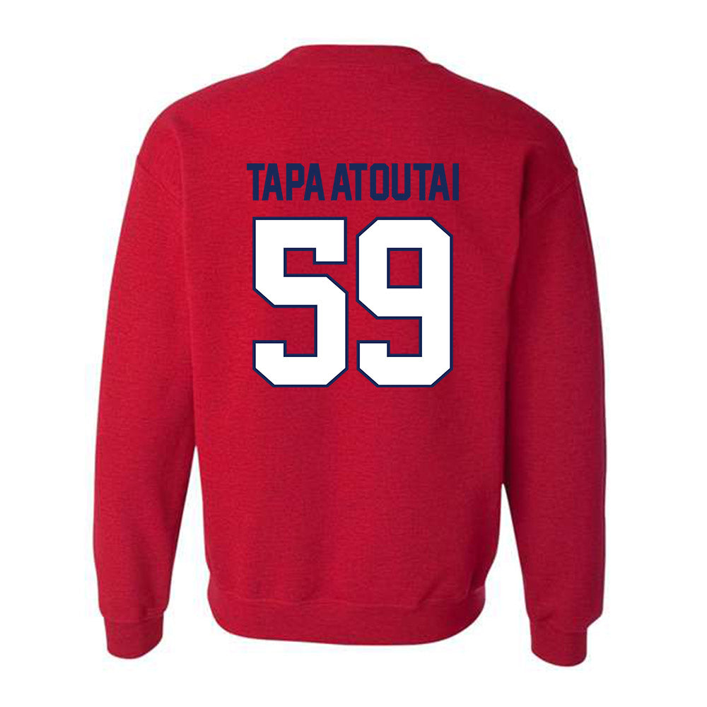 Arizona - NCAA Football : Rhino Tapa'atoutai - Classic Shersey Crewneck Sweatshirt-1