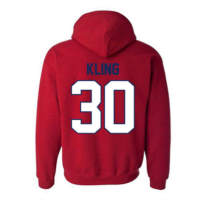 Arizona - NCAA Baseball : Corey Kling - Classic Shersey Hooded Sweatshirt-1