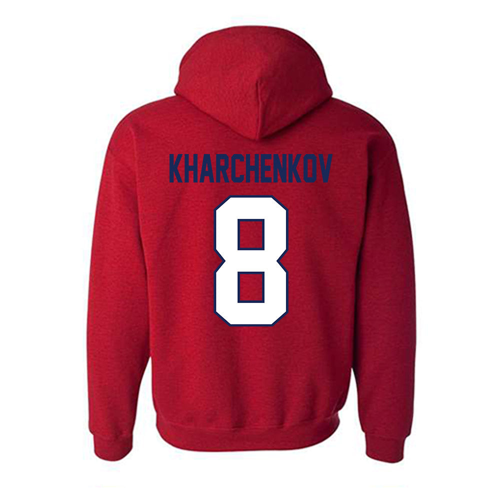Arizona - NCAA Men's Basketball : Ivan Kharchenkov - Classic Shersey Hooded Sweatshirt-1