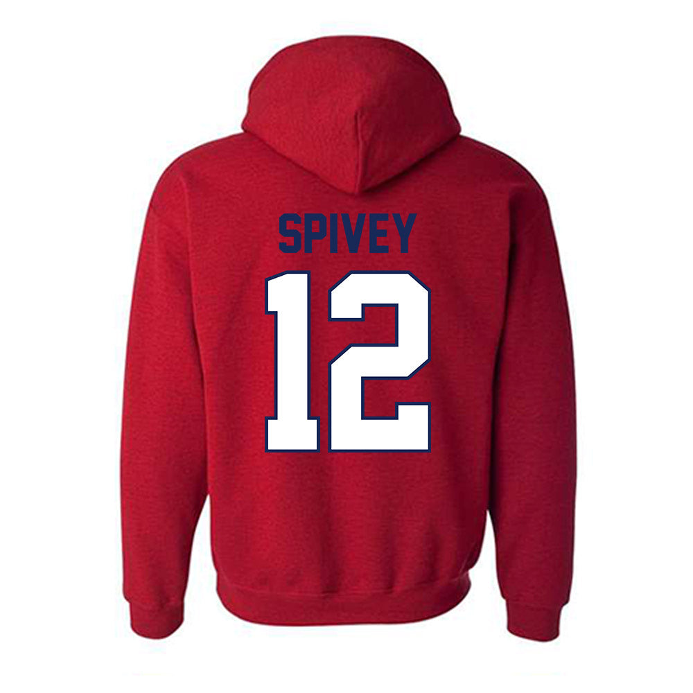 Arizona - NCAA Football : Tre Spivey - Classic Shersey Hooded Sweatshirt-1