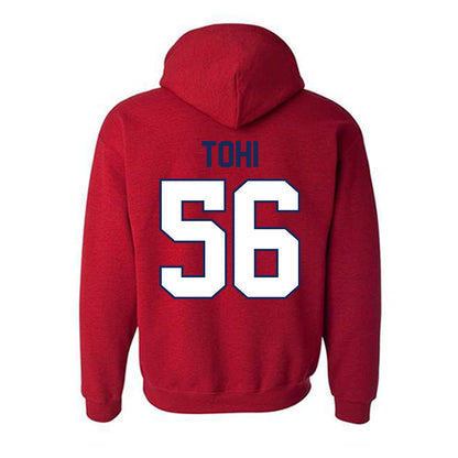 Arizona - NCAA Football : Sione Tohi - Classic Shersey Hooded Sweatshirt-1