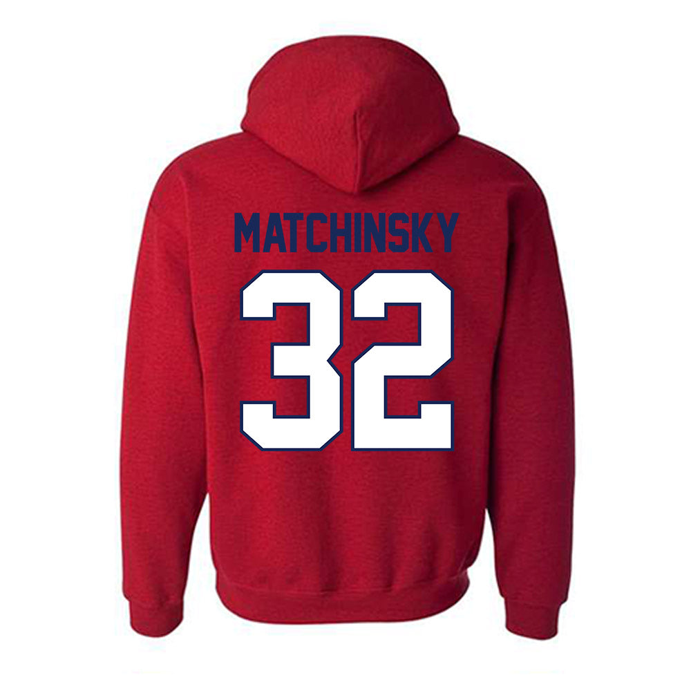 Arizona - NCAA Beach Volleyball : Holly Matchinsky - Classic Shersey Hooded Sweatshirt-1