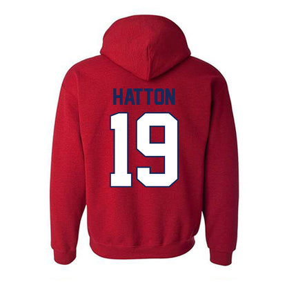 Arizona - NCAA Women's Volleyball : Brookelyn Hatton - Classic Shersey Hooded Sweatshirt-1