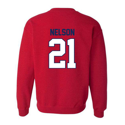 Arizona - NCAA Men's Basketball : Evan Nelson - Classic Shersey Crewneck Sweatshirt-1