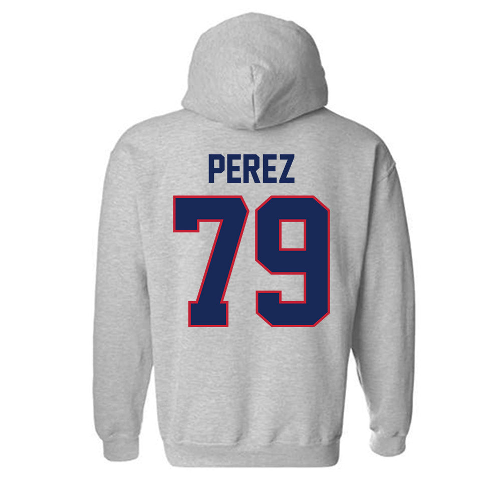 Arizona - NCAA Football : Isaac Perez - Classic Shersey Hooded Sweatshirt-1