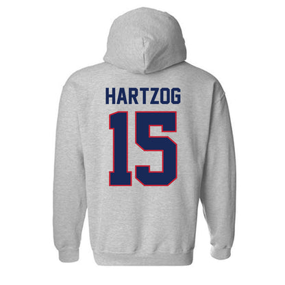 Arizona - NCAA Football : Malcolm Hartzog - Classic Shersey Hooded Sweatshirt-1