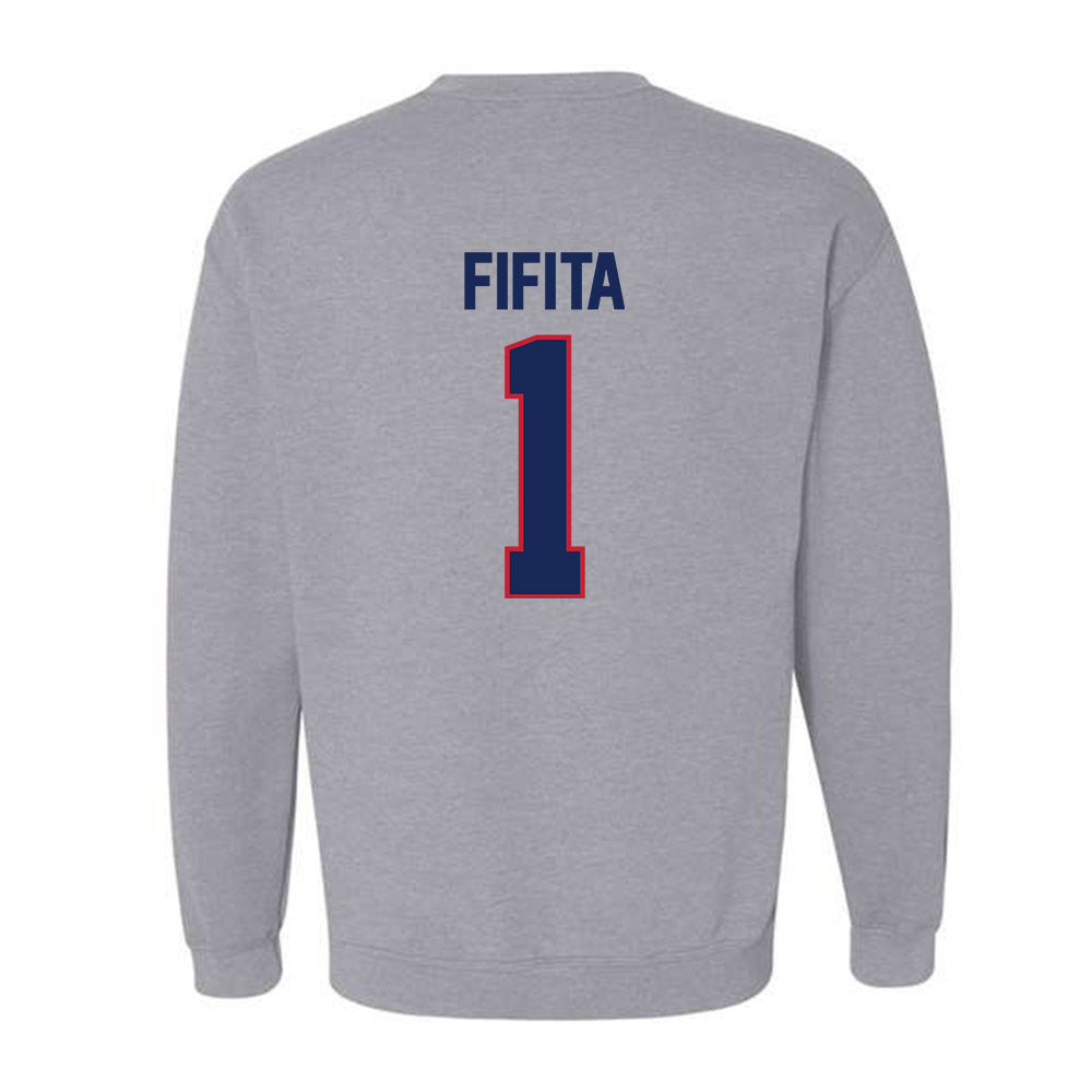 Arizona - NCAA Football : Noah Fifita - Classic Shersey Crewneck Sweatshirt-1