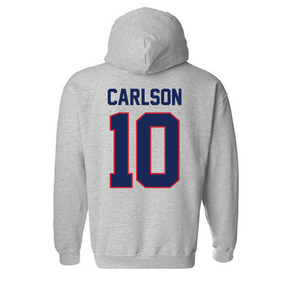 Arizona - NCAA Women's Volleyball : Britt Carlson - Classic Shersey Hooded Sweatshirt-1
