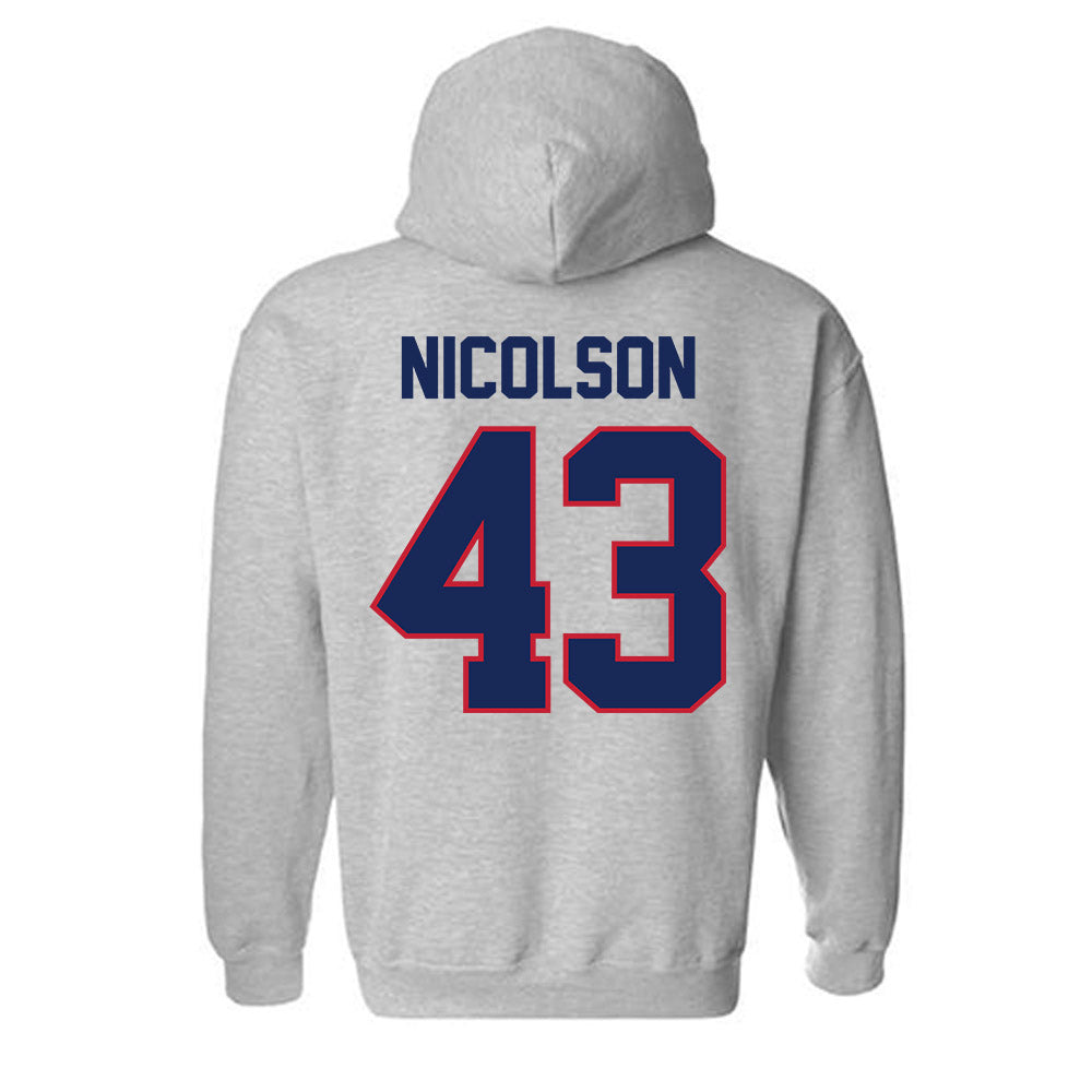 Arizona - NCAA Football : Drew Nicolson - Classic Shersey Hooded Sweatshirt-1