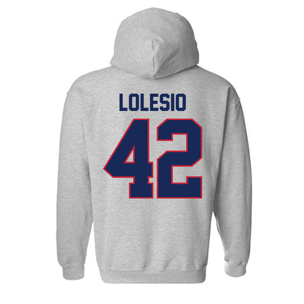 Arizona - NCAA Football : Dominic Lolesio - Classic Shersey Hooded Sweatshirt-1