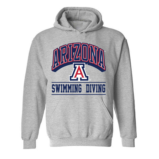 Arizona - NCAA Women's Swimming & Diving : Makenna Milne - Classic Shersey Hooded Sweatshirt-0