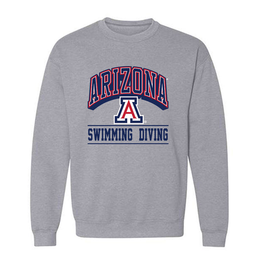 Arizona - NCAA Men's Swimming & Diving : Joel Nace - Classic Shersey Crewneck Sweatshirt-0