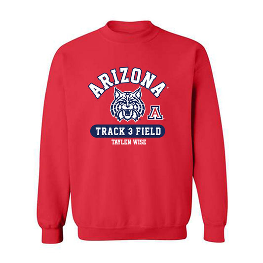 Arizona - NCAA Women's Track & Field : Taylen Wise - Classic Fashion Shersey Crewneck Sweatshirt-0