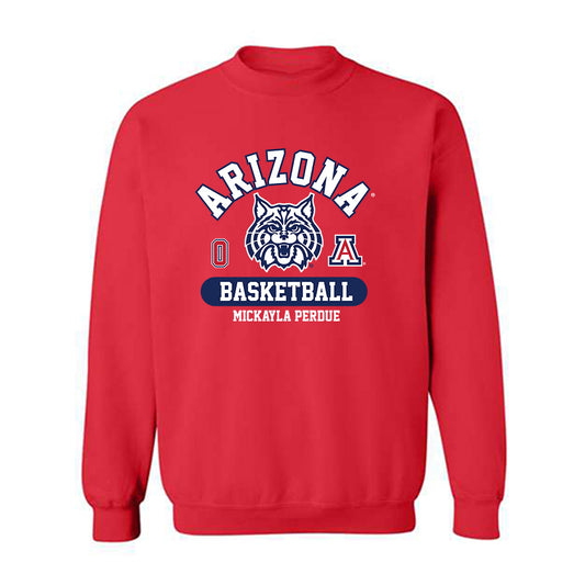 Arizona - NCAA Women's Basketball : Mickayla Perdue - Classic Fashion Shersey Crewneck Sweatshirt-0