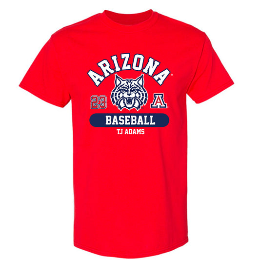 Arizona - NCAA Baseball : TJ Adams - Classic Fashion Shersey T-Shirt