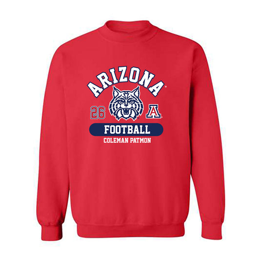 Arizona - NCAA Football : Coleman Patmon - Classic Fashion Shersey Crewneck Sweatshirt-0