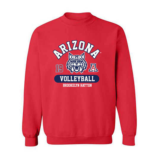 Arizona - NCAA Women's Volleyball : Brookelyn Hatton - Classic Fashion Shersey Crewneck Sweatshirt-0