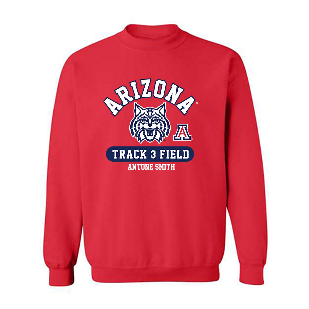 Arizona - NCAA Men's Track & Field : Antone Smith - Classic Fashion Shersey Crewneck Sweatshirt-0
