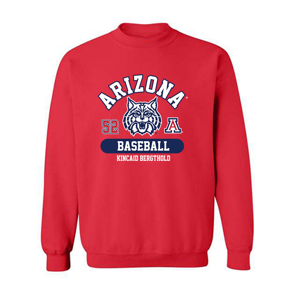 Arizona - NCAA Baseball : Kincaid Bergthold - Classic Fashion Shersey Crewneck Sweatshirt