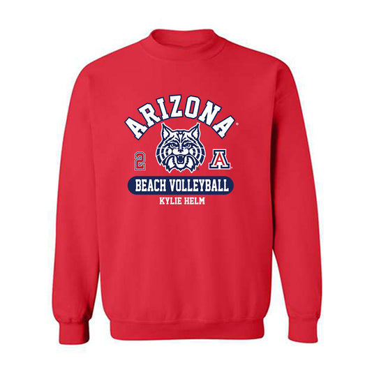 Arizona - NCAA Beach Volleyball : kylie helm - Classic Fashion Shersey Crewneck Sweatshirt-0