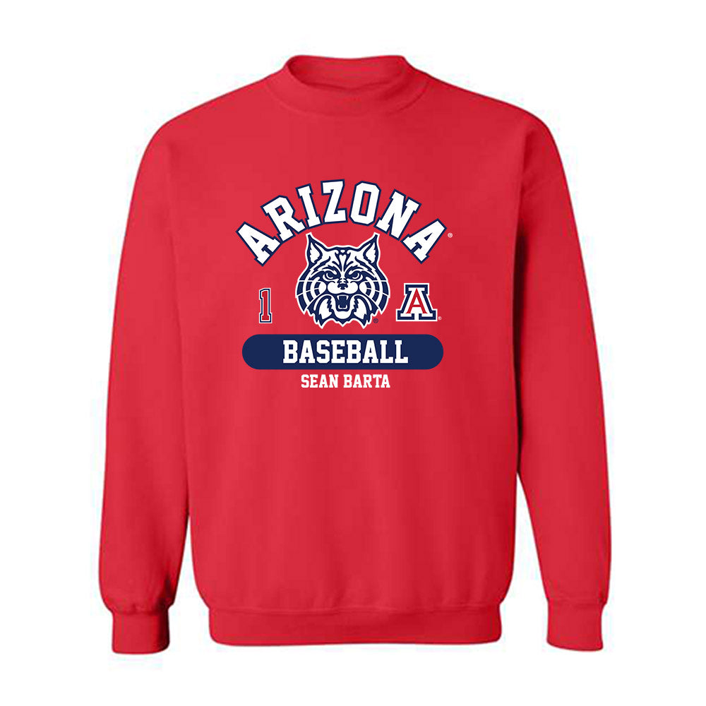 Arizona - NCAA Baseball : Sean Barta - Classic Fashion Shersey Crewneck Sweatshirt-0