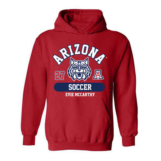 Arizona - NCAA Women's Soccer : Evie McCarthy - Classic Fashion Shersey Hooded Sweatshirt