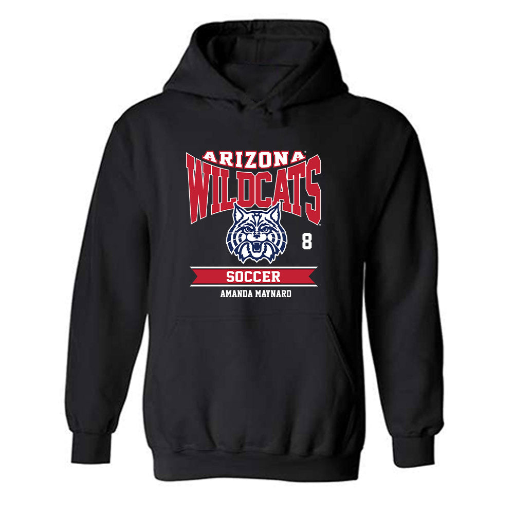 Arizona - NCAA Women's Soccer : Amanda Maynard - Classic Fashion Shersey Hooded Sweatshirt-0