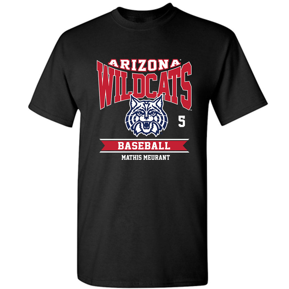 Arizona - NCAA Baseball : Mathis Meurant - Classic Fashion Shersey T-Shirt-0