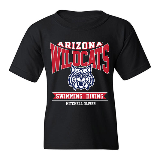 Arizona - NCAA Men's Swimming & Diving : Mitchell Oliver - Classic Fashion Shersey Youth T-Shirt-0
