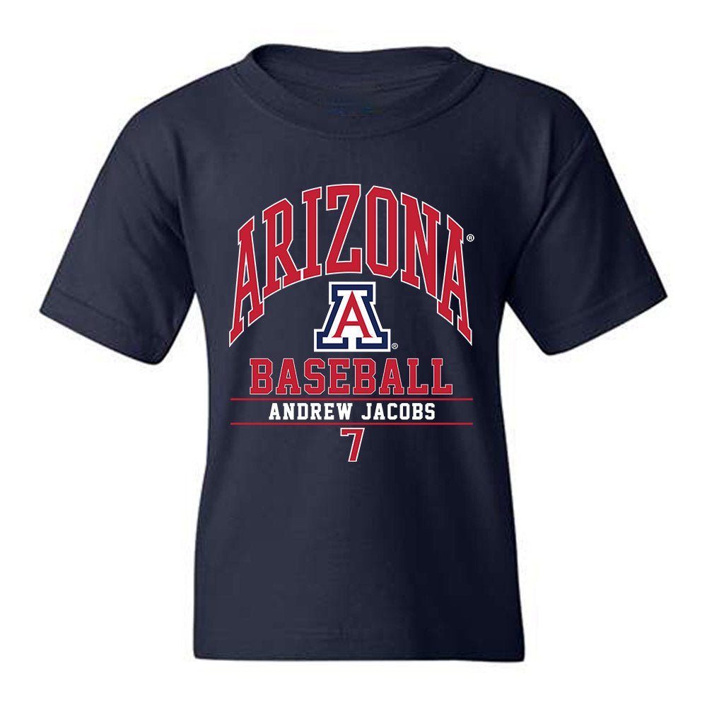 Arizona - NCAA Baseball : Andrew Jacobs - Classic Fashion Shersey Youth T-Shirt-0
