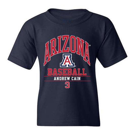 Arizona - NCAA Baseball : Andrew Cain - Classic Fashion Shersey Youth T-Shirt-0