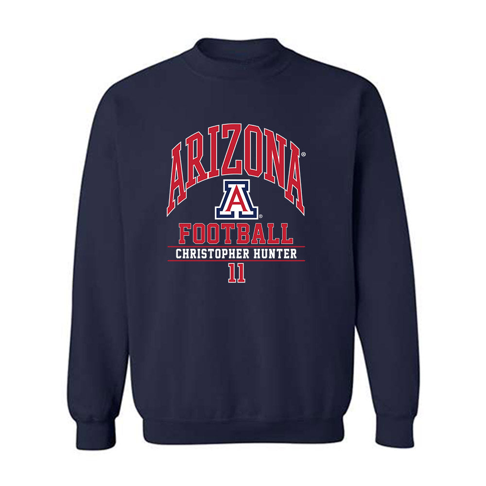Arizona - NCAA Football : Christopher Hunter - Classic Fashion Shersey Crewneck Sweatshirt-0