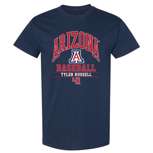 Arizona - NCAA Baseball : Tyler Russell - Classic Fashion Shersey T-Shirt-0