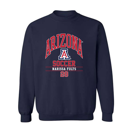Arizona - NCAA Women's Soccer : Narissa Fults - Classic Fashion Shersey Crewneck Sweatshirt-0