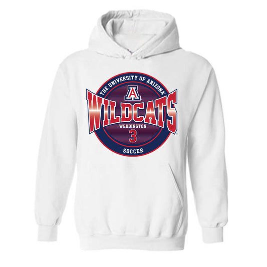 Arizona - NCAA Women's Soccer : Shanti Weddington - Classic Fashion Shersey Hooded Sweatshirt-0