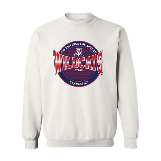 Arizona - NCAA Women's Gymnastics : Emma Strom - Classic Fashion Shersey Crewneck Sweatshirt-0