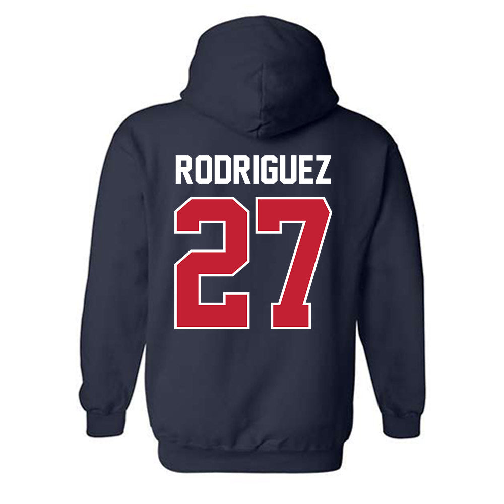 Arizona - NCAA Baseball : Dominic Rodriguez - Sports Shersey Hooded Sweatshirt-1