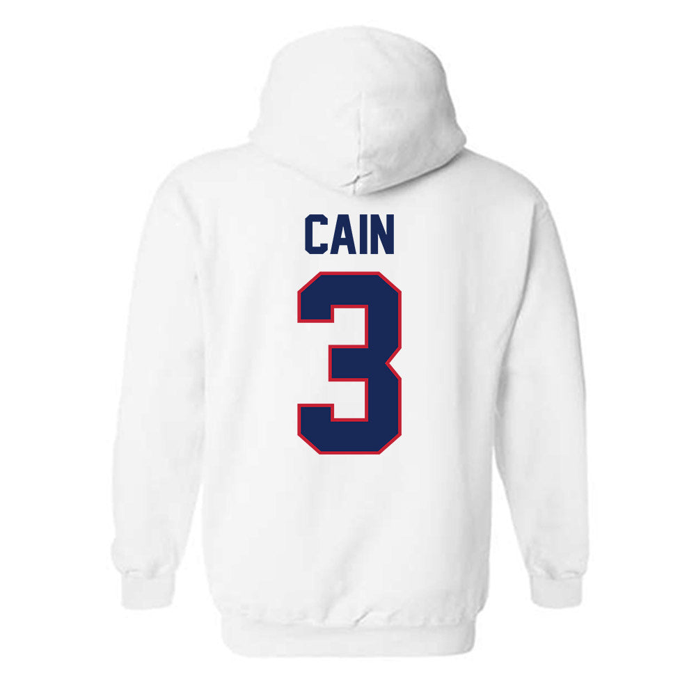 Arizona - NCAA Baseball : Andrew Cain - Sports Shersey Hooded Sweatshirt-1