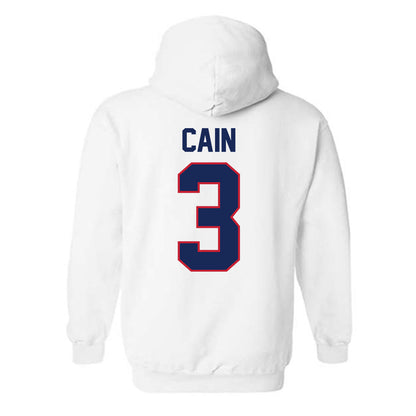 Arizona - NCAA Baseball : Andrew Cain - Sports Shersey Hooded Sweatshirt-1