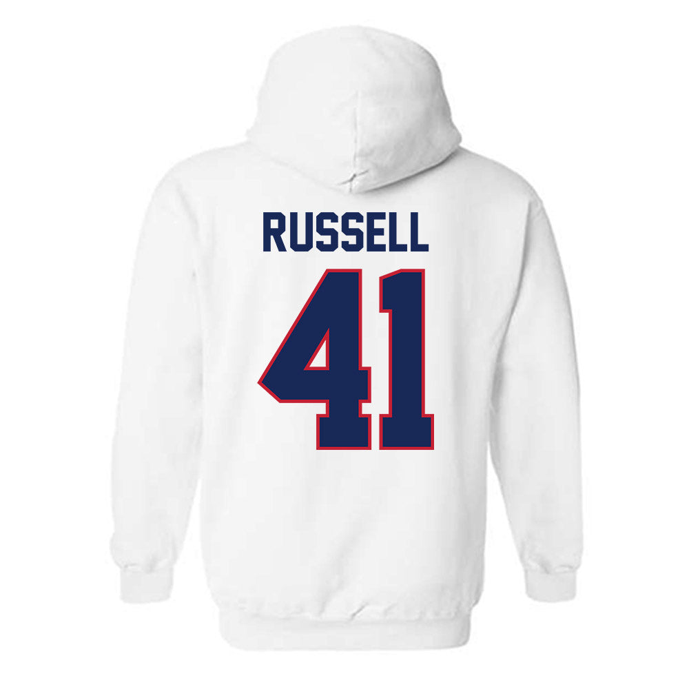 Arizona - NCAA Baseball : Tyler Russell - Sports Shersey Hooded Sweatshirt-1