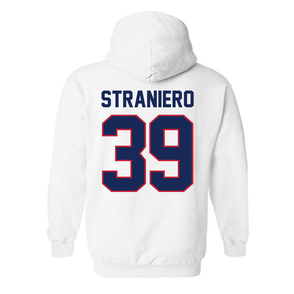 Arizona - NCAA Baseball : Nolan Straniero - Sports Shersey Hooded Sweatshirt-1