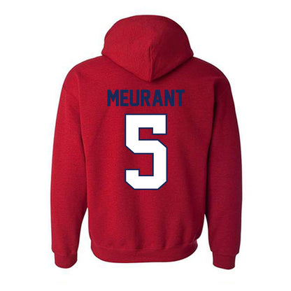 Arizona - NCAA Baseball : Mathis Meurant - Sports Shersey Hooded Sweatshirt-1