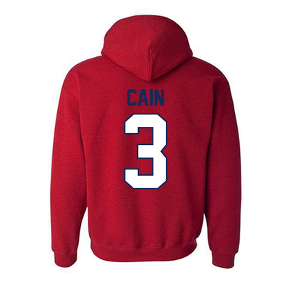 Arizona - NCAA Baseball : Andrew Cain - Sports Shersey Hooded Sweatshirt-1