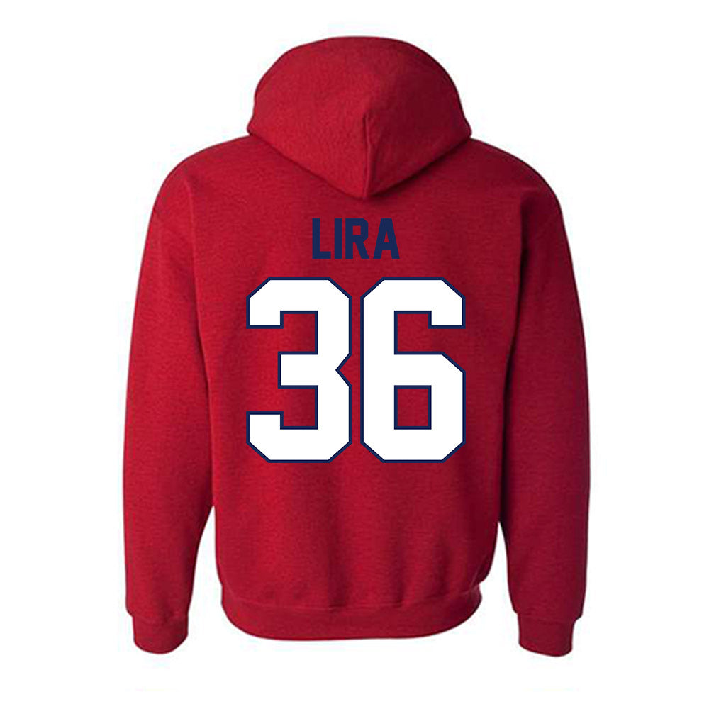 Arizona - NCAA Baseball : Tony Lira - Sports Shersey Hooded Sweatshirt-1