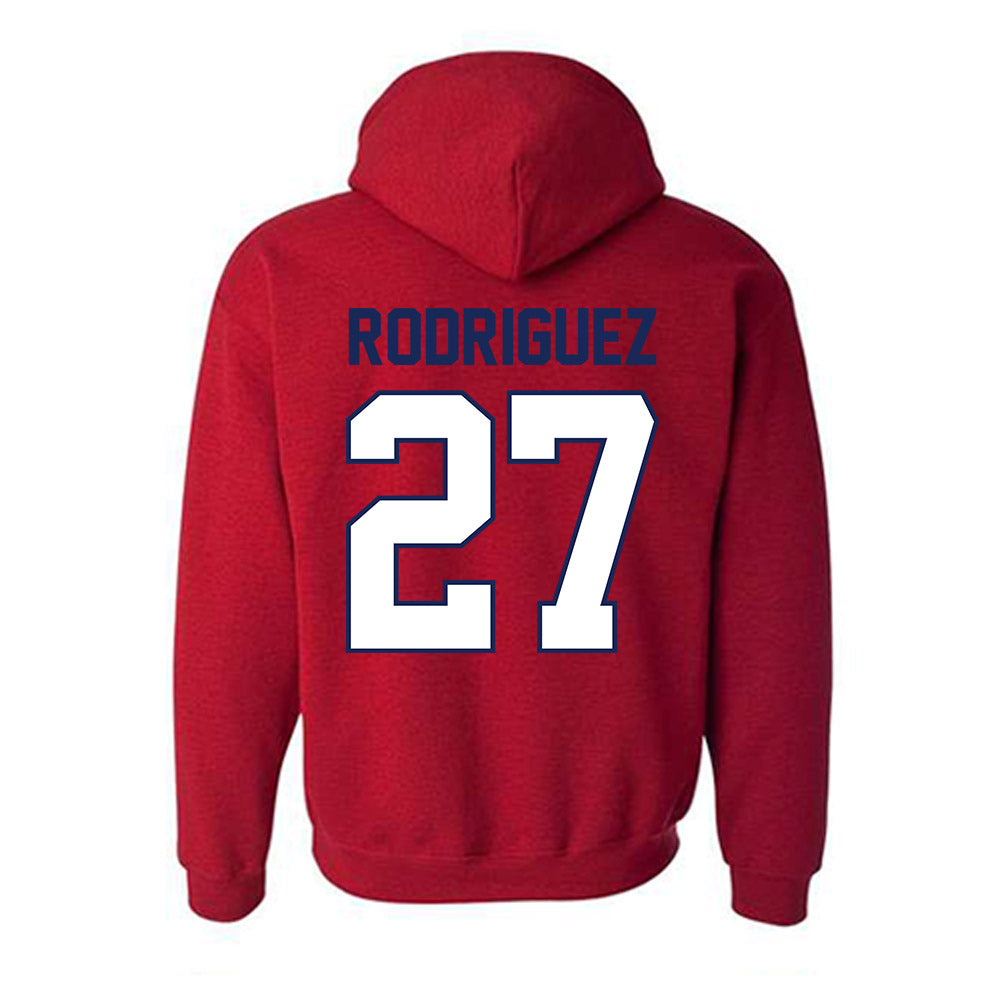 Arizona - NCAA Baseball : Dominic Rodriguez - Sports Shersey Hooded Sweatshirt-1