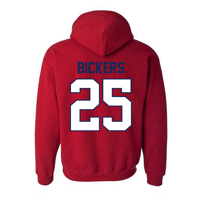 Arizona - NCAA Baseball : Tyler Bickers - Sports Shersey Hooded Sweatshirt-1