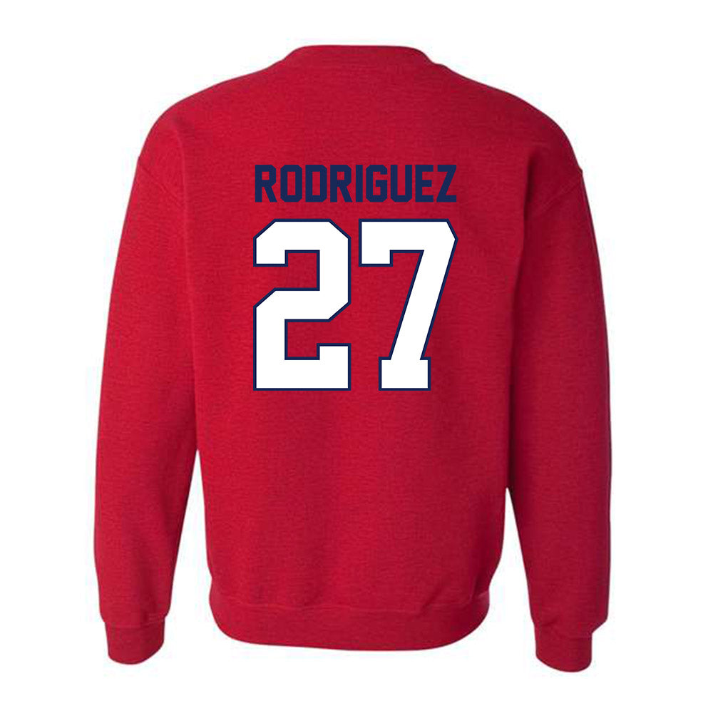 Arizona - NCAA Baseball : Dominic Rodriguez - Sports Shersey Crewneck Sweatshirt-1