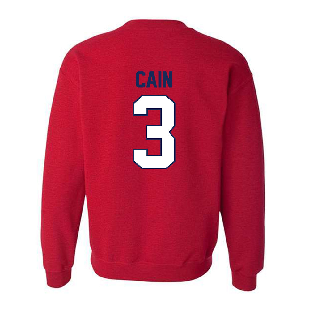 Arizona - NCAA Baseball : Andrew Cain - Sports Shersey Crewneck Sweatshirt-1