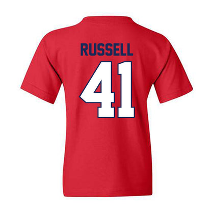 Arizona - NCAA Baseball : Tyler Russell - Sports Shersey Youth T-Shirt-1